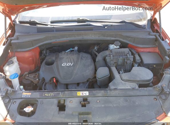 5XYZU3LB4GG340976 2016 HYUNDAI SANTA FE SPORT Оранжевый Вид сзади