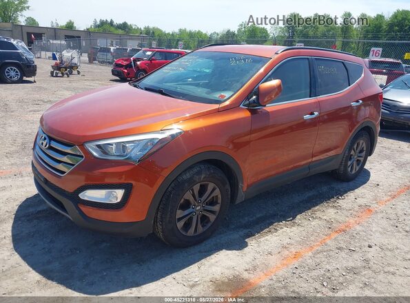 5XYZU3LB4GG340976 2016 HYUNDAI SANTA FE SPORT Оранжевый Передняя левая четверть