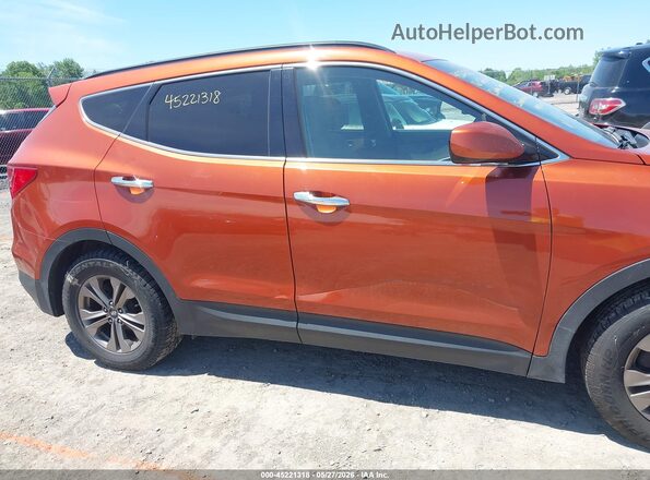 5XYZU3LB4GG340976 2016 HYUNDAI SANTA FE SPORT Оранжевый Вид спереди
