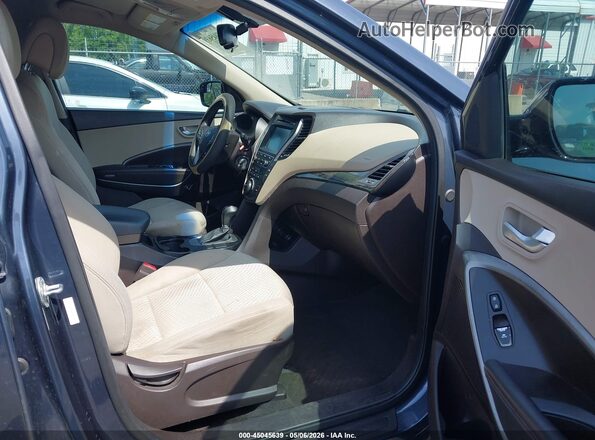 5XYZU3LB4HG416715 2017 HYUNDAI SANTA FE SPORT Синий Вид салона спереди