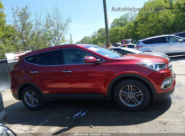 5XYZU3LB4HG466868 2017 HYUNDAI SANTA FE SPORT Красный Вид задней части салона