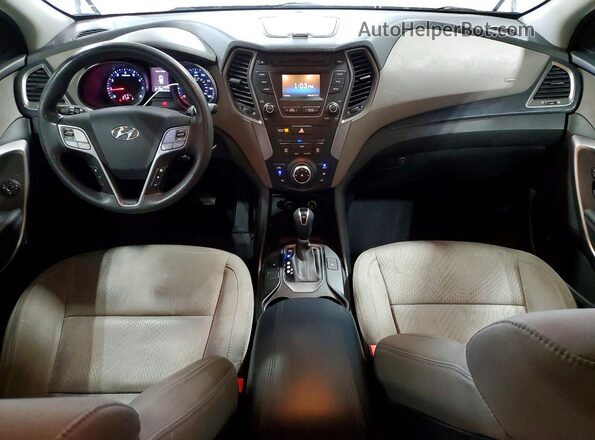 5XYZU3LB9GG342397 2016 HYUNDAI SANTA White Առջևի վահանակի տեսք