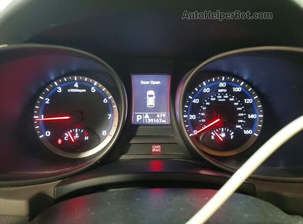 5XYZU3LB9GG342397 2016 HYUNDAI SANTA White Սարքավորումների վահանակի տեսք