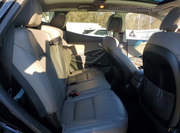 5XYZU3LBXGG370581 2016 HYUNDAI SANTA Черный Вид задней части салона