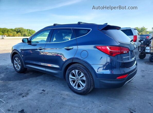 5XYZUDLB0GG305986 2016 HYUNDAI SANTA Синий Задняя левая четверть