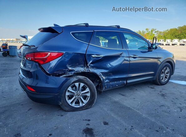 5XYZUDLB0GG305986 2016 HYUNDAI SANTA Синий Задняя правая четверть