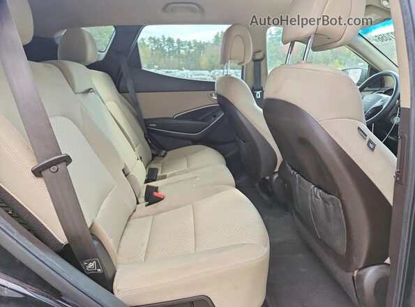 5XYZUDLB0HG389079 2017 HYUNDAI SANTA Черный Вид задней части салона
