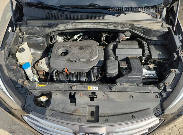5XYZUDLB0HG389079 2017 HYUNDAI SANTA Черный Вид подкапотного пространства