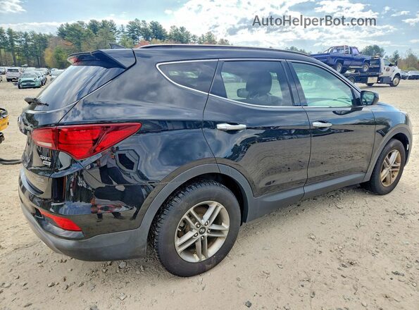 5XYZUDLB0HG389079 2017 HYUNDAI SANTA Черный Задняя правая четверть
