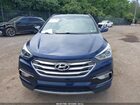 2017 Hyundai Santa Fe Sport 2.4l Blue vin: 5XYZUDLB0HG452956