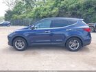 2017 Hyundai Santa Fe Sport 2.4l Blue vin: 5XYZUDLB0HG452956