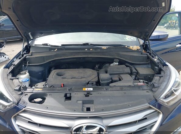 5XYZUDLB0HG452956 2017 HYUNDAI SANTA FE SPORT Blue უკანა ხედი
