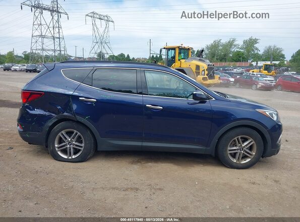 5XYZUDLB0HG452956 2017 HYUNDAI SANTA FE SPORT Blue უკანა სალონის ხედი