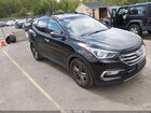 2017 Hyundai Santa Fe Sport 2.4l Black vin: 5XYZUDLB1HG408979