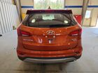 2017 Hyundai Santa Fe Sport 2.4l Оранжевый vin: 5XYZUDLB1HG460211