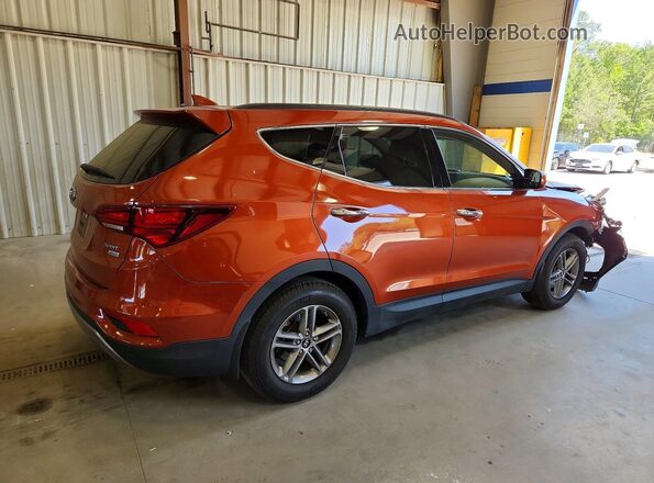 5XYZUDLB1HG460211 2017 HYUNDAI SANTA Оранжевый Задняя правая четверть