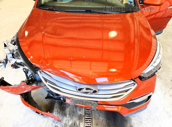 5XYZUDLB1HG460211 2017 HYUNDAI SANTA Оранжевый Вид подкапотного пространства
