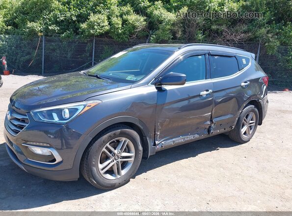 5XYZUDLB1HG498084 2017 HYUNDAI SANTA FE SPORT Серый Передняя левая четверть