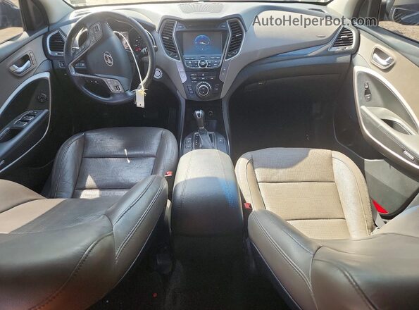 5XYZUDLB2GG332171 2016 HYUNDAI SANTA Желто-коричневый Вид панели приборов