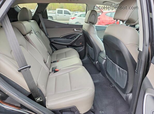5XYZUDLB2JG555219 2018 HYUNDAI SANTA Черный Вид задней части салона