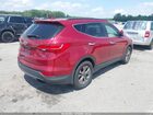 2016 Hyundai Santa Fe Sport 2.4l Red vin: 5XYZUDLB5GG313386