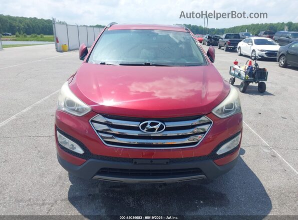 5XYZUDLB5GG313386 2016 HYUNDAI SANTA FE SPORT Red წინა ხედი