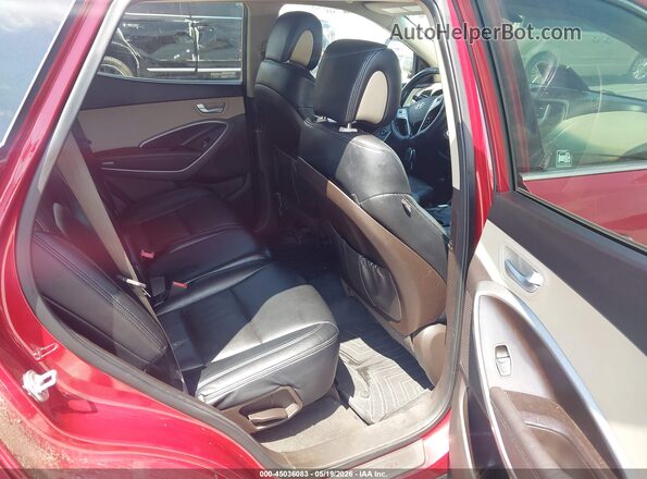 5XYZUDLB5GG313386 2016 HYUNDAI SANTA FE SPORT Red VIN კოდის სტიკერის ხედი