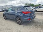 2016 Hyundai Santa Fe Sport Синий vin: 5XYZUDLB5GG358747