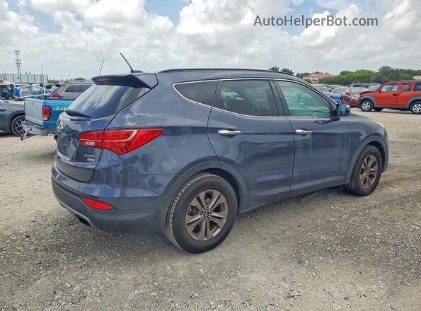 5XYZUDLB5GG358747 2016 HYUNDAI SANTA Синий Задняя правая четверть