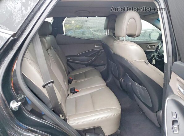 5XYZUDLB6HG477635 2017 HYUNDAI SANTA Черный Вид задней части салона