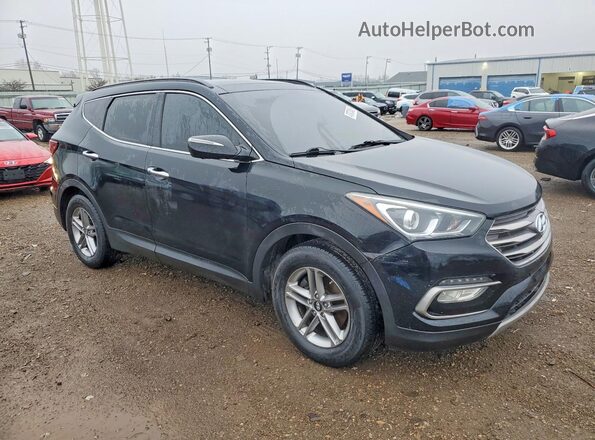 5XYZUDLB6HG477635 2017 HYUNDAI SANTA Черный Передняя правая четверть