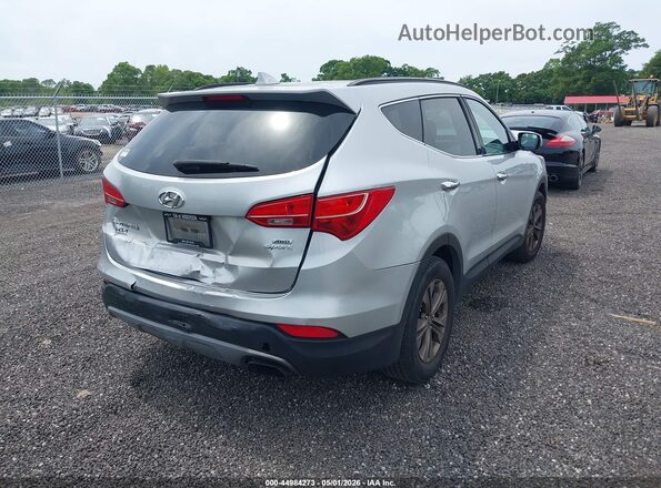 5XYZUDLB7GG313437 2016 HYUNDAI SANTA FE SPORT Silver Rear right