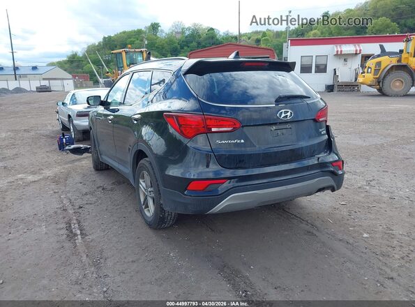 5XYZUDLB8HG382803 2017 HYUNDAI SANTA FE SPORT Черный Задняя левая четверть