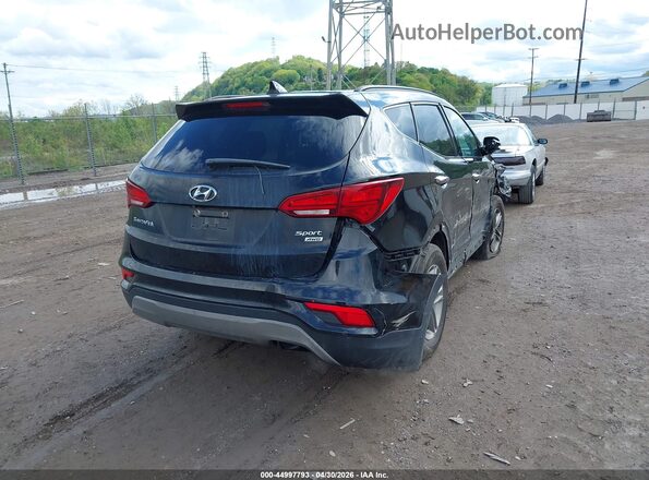 5XYZUDLB8HG382803 2017 HYUNDAI SANTA FE SPORT Черный Задняя правая четверть