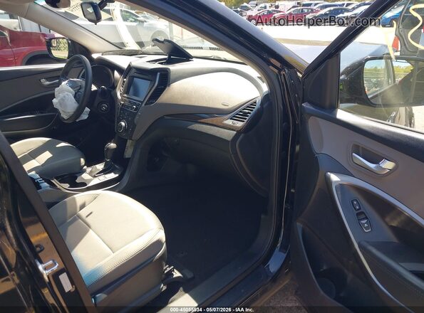 5XYZUDLB8HG418201 2017 HYUNDAI SANTA FE SPORT Черный Вид салона спереди