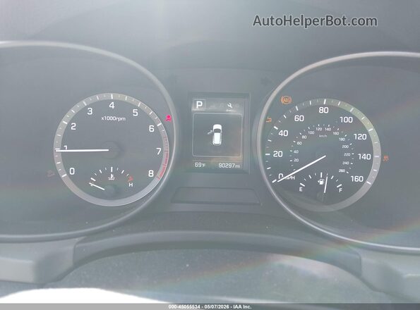 5XYZUDLB8HG418201 2017 HYUNDAI SANTA FE SPORT Черный Вид задних сидений