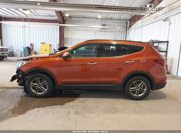 5XYZUDLB8HG473845 2017 HYUNDAI SANTA FE SPORT Orange Widok wnętrza 360 stopni
