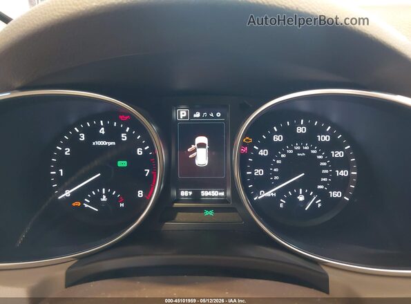 5XYZUDLB8HG473845 2017 HYUNDAI SANTA FE SPORT Orange Widok tylnych siedzeń