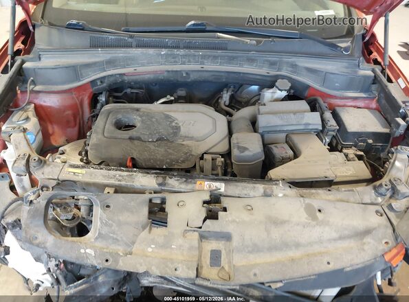 5XYZUDLB8HG473845 2017 HYUNDAI SANTA FE SPORT Orange Widok z tyłu
