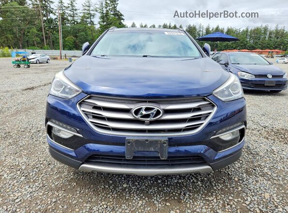5XYZWDLA1HG493257 2017 HYUNDAI SANTA Синий Вид спереди