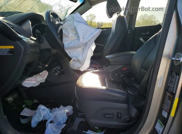 5XYZWDLA2GG306106 2016 HYUNDAI SANTA Silver Front interior view