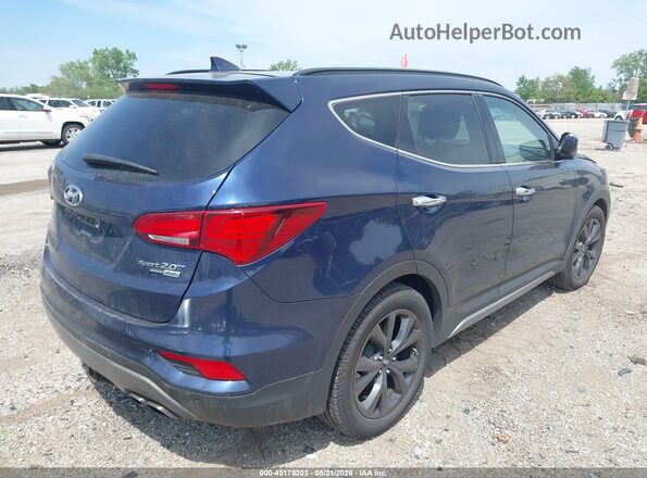 5XYZWDLA3HG408208 2017 HYUNDAI SANTA FE SPORT Blue Հետևի աջ