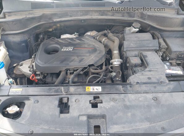 5XYZWDLA3HG408208 2017 HYUNDAI SANTA FE SPORT Blue Հետևի տեսք