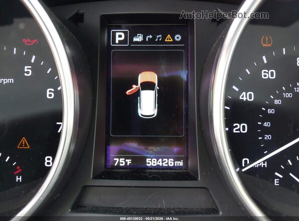 5XYZWDLA5HG489373 2017 HYUNDAI SANTA FE SPORT Черный 