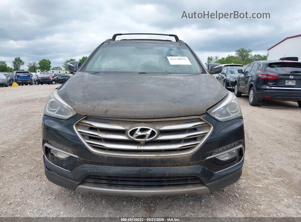 5XYZWDLA5HG489373 2017 HYUNDAI SANTA FE SPORT Черный Вид щитка приборов