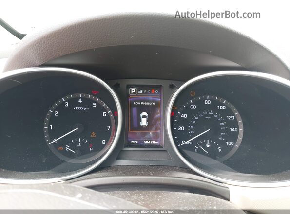 5XYZWDLA5HG489373 2017 HYUNDAI SANTA FE SPORT Черный Вид задних сидений