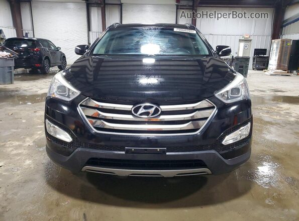 5XYZWDLA8GG308412 2016 HYUNDAI SANTA Black Widok z przodu