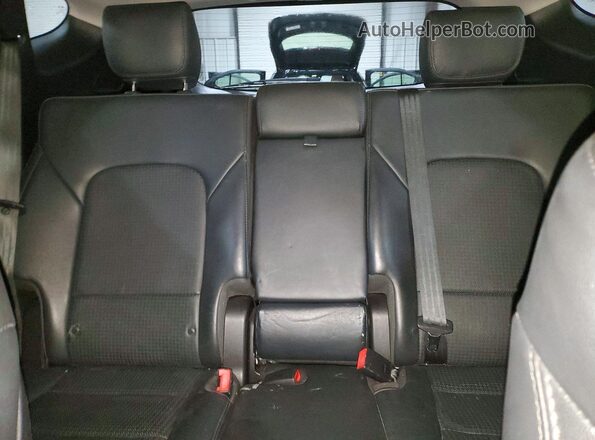 5XYZWDLA8GG308412 2016 HYUNDAI SANTA Black Widok tylnych siedzeń