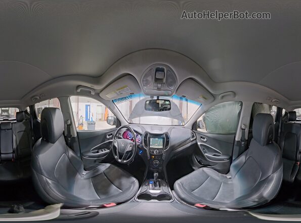 5XYZWDLA8GG308412 2016 HYUNDAI SANTA Black 