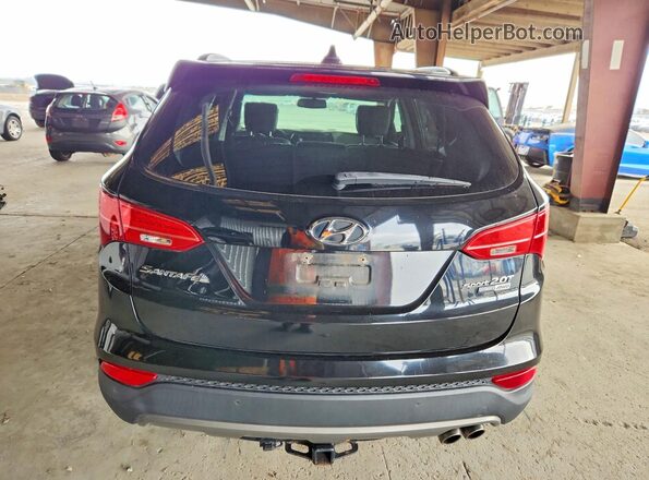 5XYZWDLAXGG333716 2016 HYUNDAI SANTA Черный Вид сзади